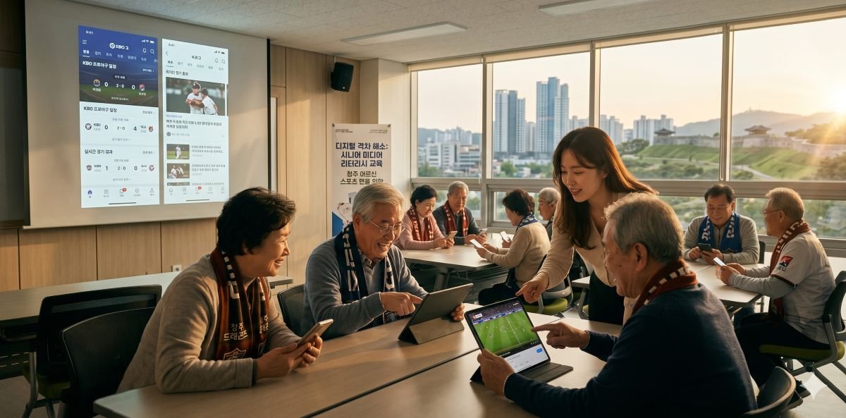 Bridging the Digital Divide Media Literacy for Cheongju’s Senior Sports Fans